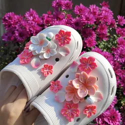 Dijes de moda para zapatos creativos, ramas y flores, zuecos, hebilla de zapato, accesorios bonitos, decoración para niñas, regalo, nuevo