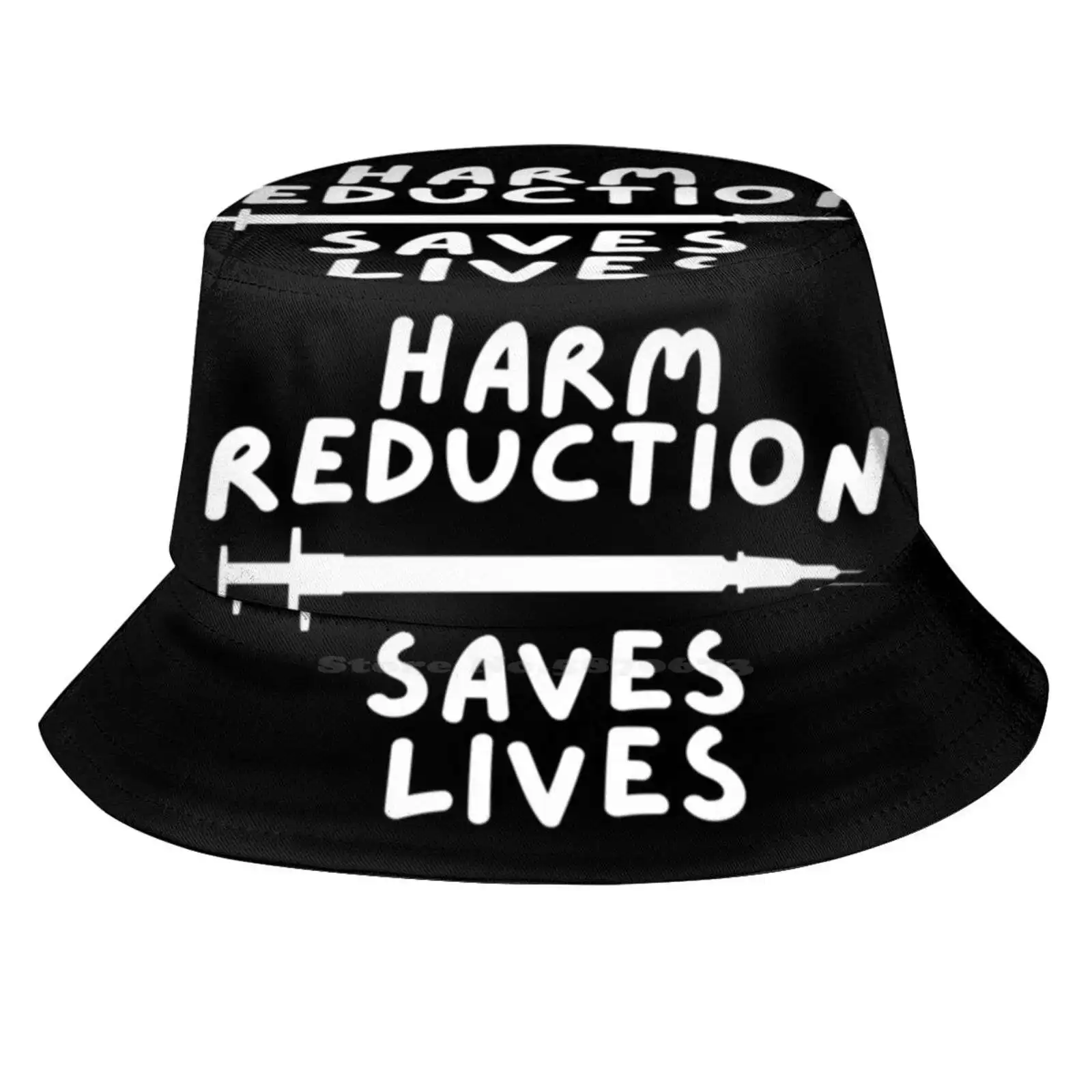 Harm Reduction Saves Lives Sun Cap Fisherman Hat Bucket Hats Naloxone Drugwar Mutual Aid Harm Reduction Saves Lives Street