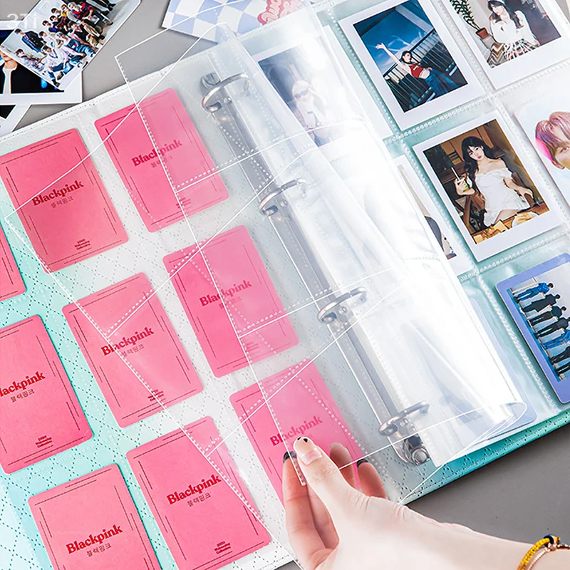 Держатель для фотокарт формата А4, прозрачные вкладыши для фотоальбома, подкладки для фотографий, 1/2/3/4/6/8/9/10 карманов, внутренняя страница, переплет для карт, коллекционная книга