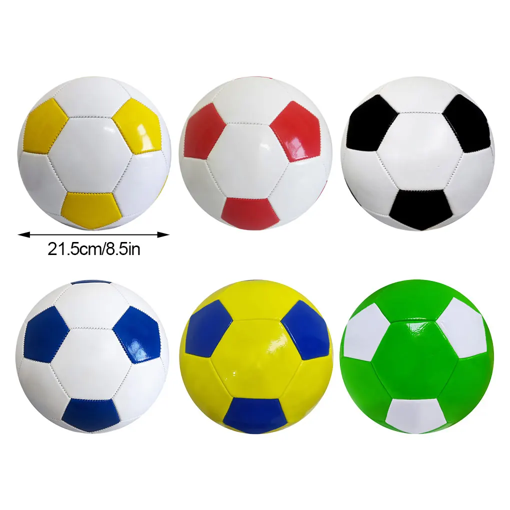 Precision Machine Stitching Size 5 Soccer Ball For Training Machine Stitched Panels For Added White Red