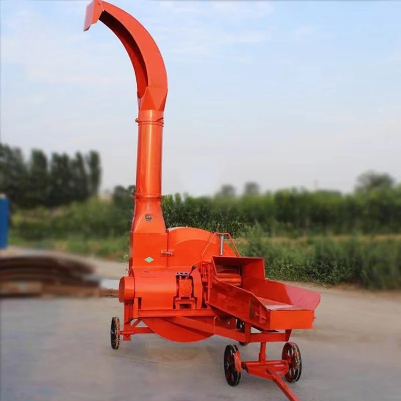 High Spray Hay Wheat Straw Corn Straw Shell Cutting Machine Crop Hay Straw Cutting Chopper
