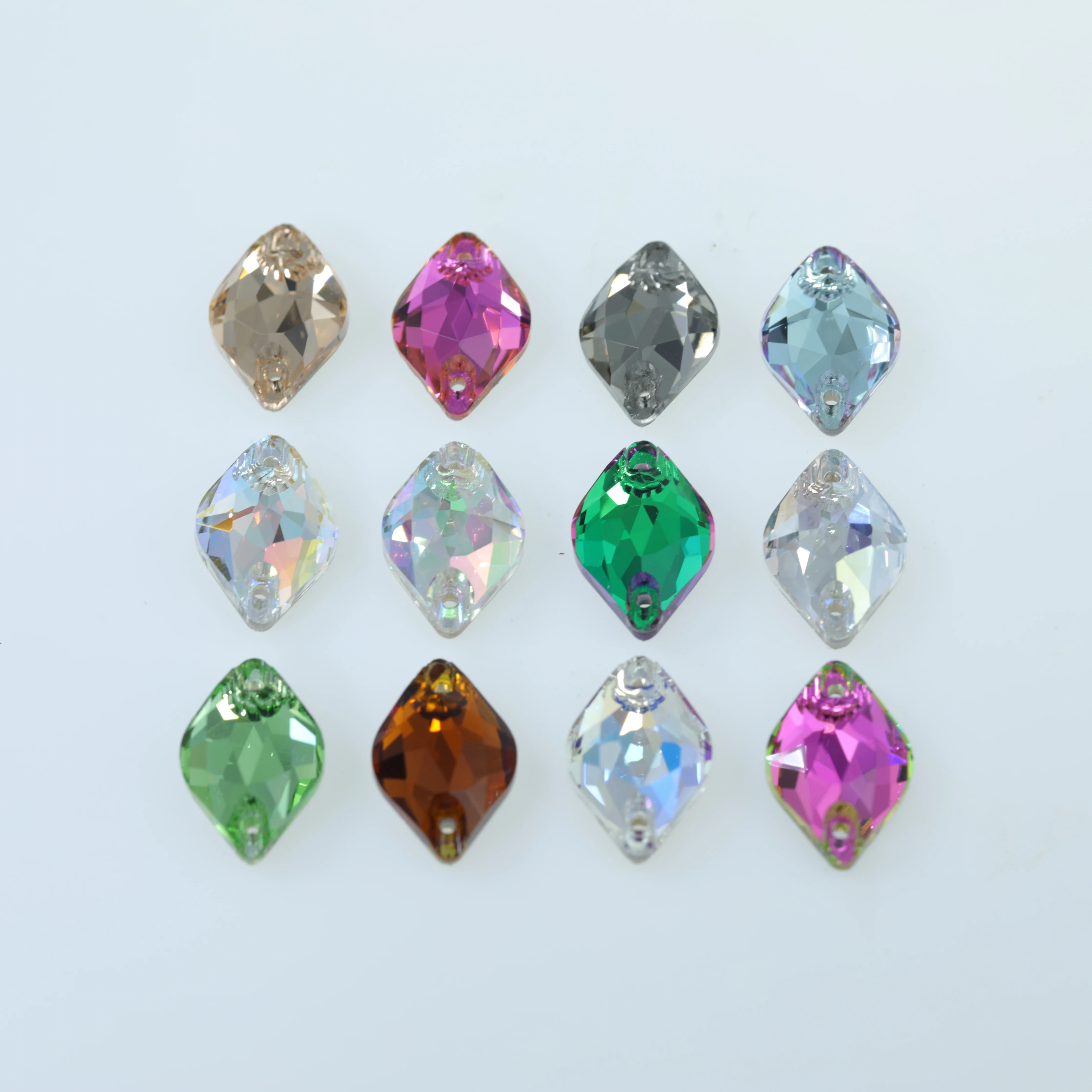 Lemon Sew-on Stone Normal Color Top Quality Glass Crystal Sewing Stones Flatback Sew on Rhinestones for Clothing Rosaline Topaz