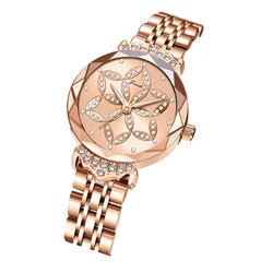 Luxury Brand Woman Watch Diamond Quartz Wristwatches  Ladies   Fashion Quartz Watches Original Waterproof Hand Clock For Women