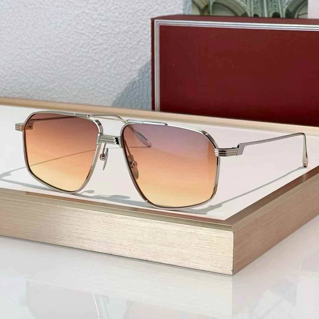 Simple Fashion Trend Luxury Vintage JJMM Sunglasses JAGGER Ultralight Titanium UV400 Retro Square Style Unisex Original Quality