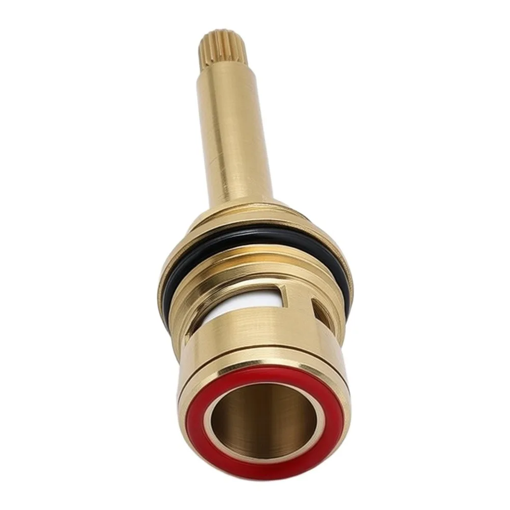 Shower and Bathtub Faucet Cartridge Made of Brass with Disc Valve Core and Quick-Opening Quarter-Turn Function
