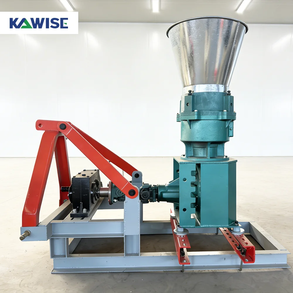 AIROW PTO Driven Feed Pellet Machine 1 to 2 TPH Series for Commercial Farms High Efficiency Stable Output for Livestock