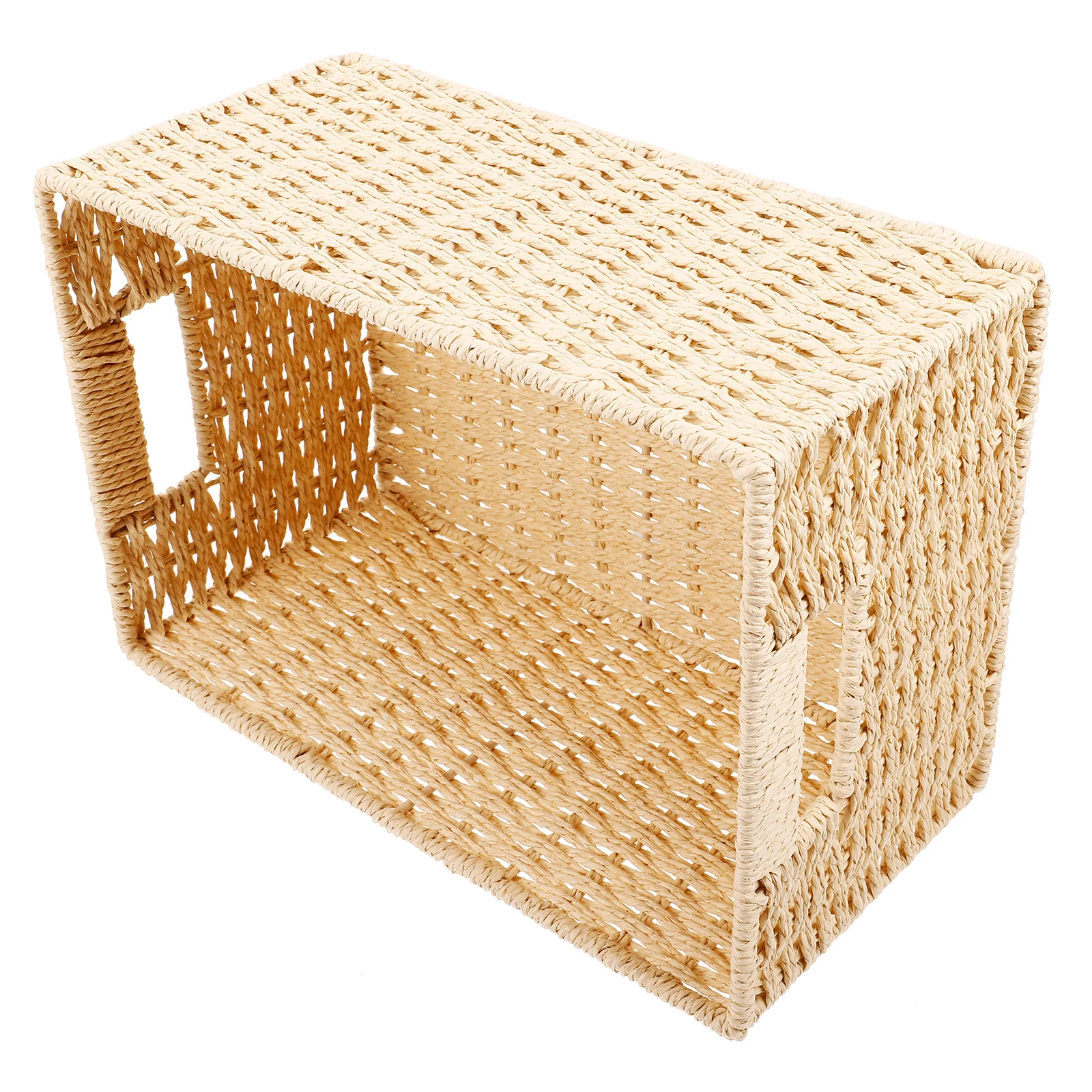 

Woven Storage Basket Multi-Purpose Basket for Desktop Sundries Holder Decorative Storage Box Desktop Organizer
