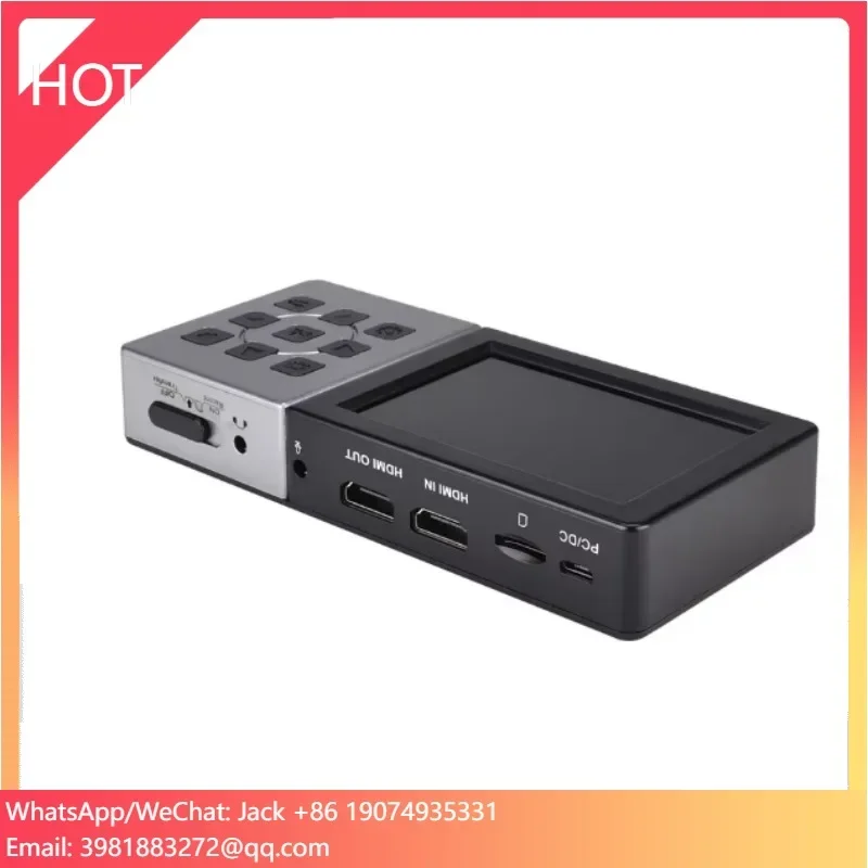 

Ezcap 273 HD 1080P 60fps Video Capture Card Game Live Streaming Recording Box With LCD Screen Playback Player Mic in Audio