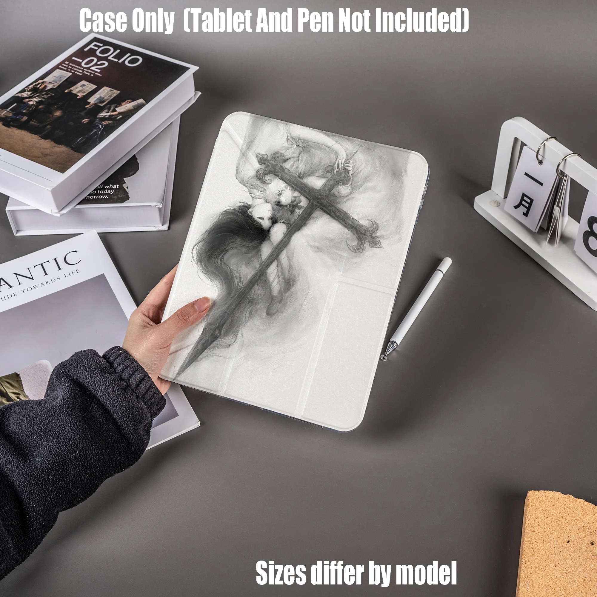 Premium TPU Tablet Case for Samsung and Apple All Models Slim Fit Protective Cover，Shockproof Lightweight Durable