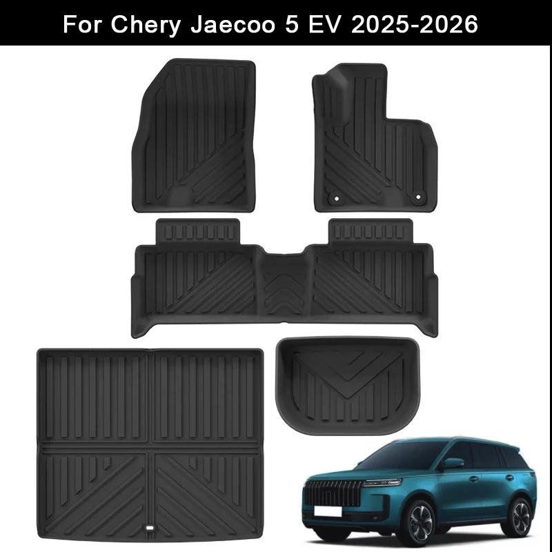 

Right Drive for Chery Jaecoo 5 EV 2025 2026 All -Weather Floor Mats Foot Mat Cargo Liner Trunk Pad Car Interior Accessories