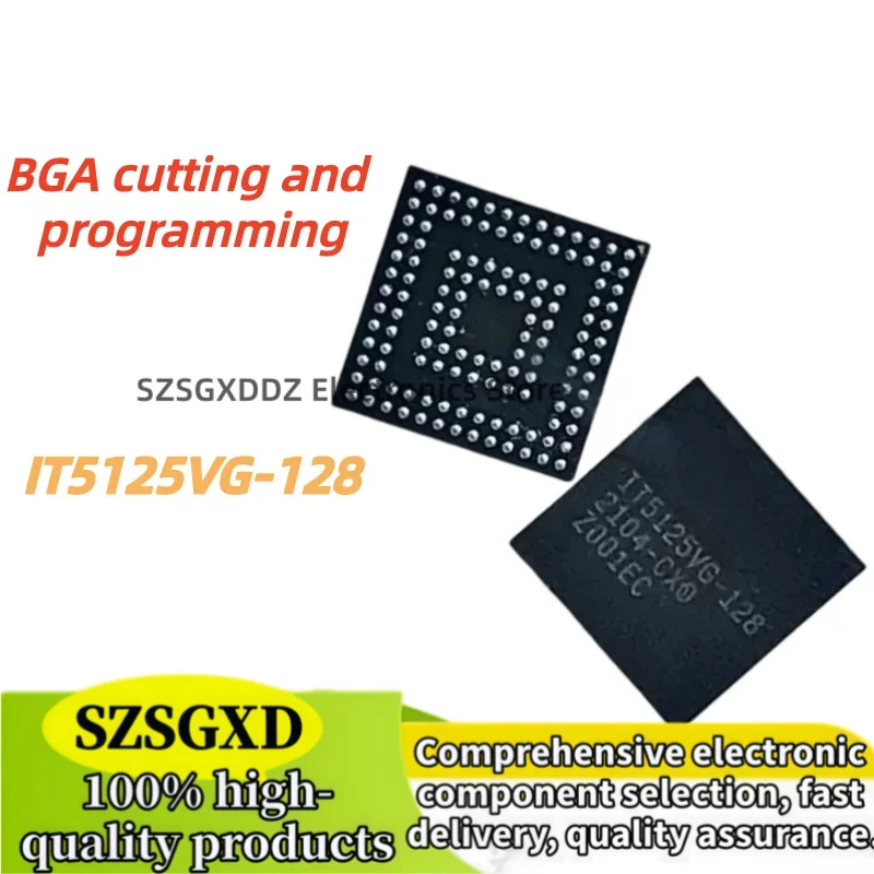 1-5unidades/lote 100% Nuevo Quality IT5125VG-128 IT5125VG 128 BGA Chipset cutting and programming