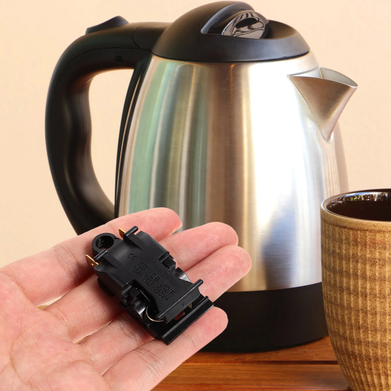 

10Pcs Electric Kettle Thermal Control Switch Auto Thermostat Temperature Controller for Home Water Kettle Heating Device