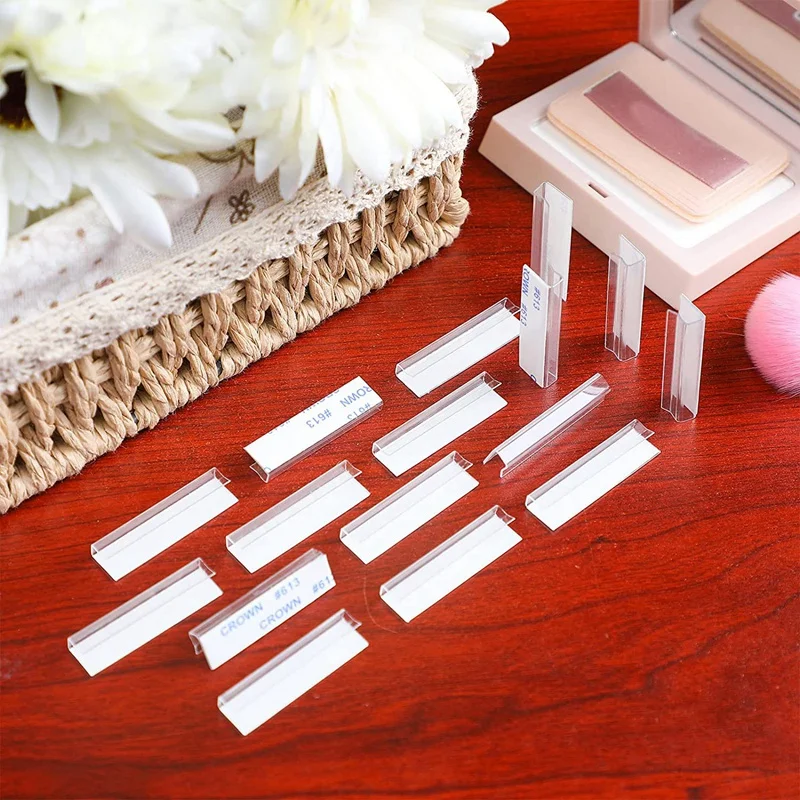 Adaptador de labios de plástico a granel, autoadhesivo para colgador de labios pendientes, collar, tarjeta, exhibición de Joyas, 450 unidades