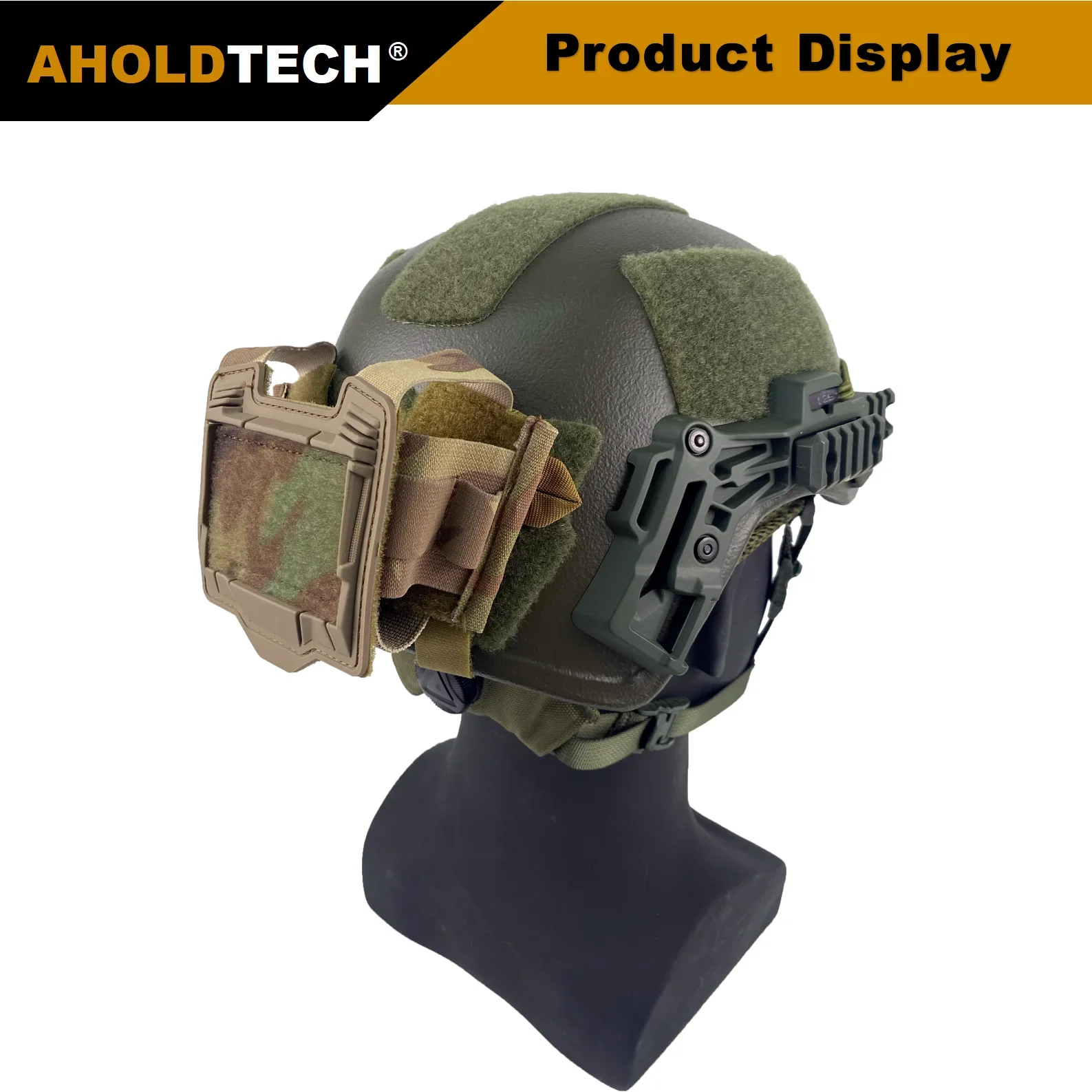 Aholdtech Torba na baterie do hełmu taktycznego Pudełko do przechowywania przeciwwagi Etui na akcesoria do kasków Airsoft