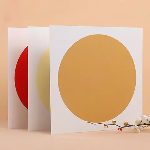 DIY용 빈 중국 그림 종이, 서예, 벽 예술 장식, 서예, 원시 Xuan 종이, 50x50 cm, 10 장