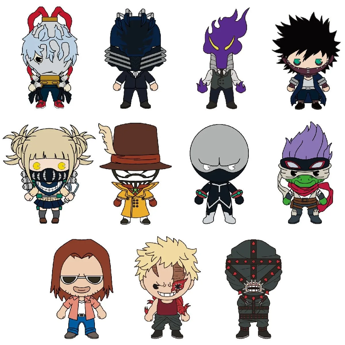 1pc MY HERO ACADEMIA Officially Licensed Bulk Bag Clip Keychain Random One Midoriya or Other Characters for Mom and Friend Gifts