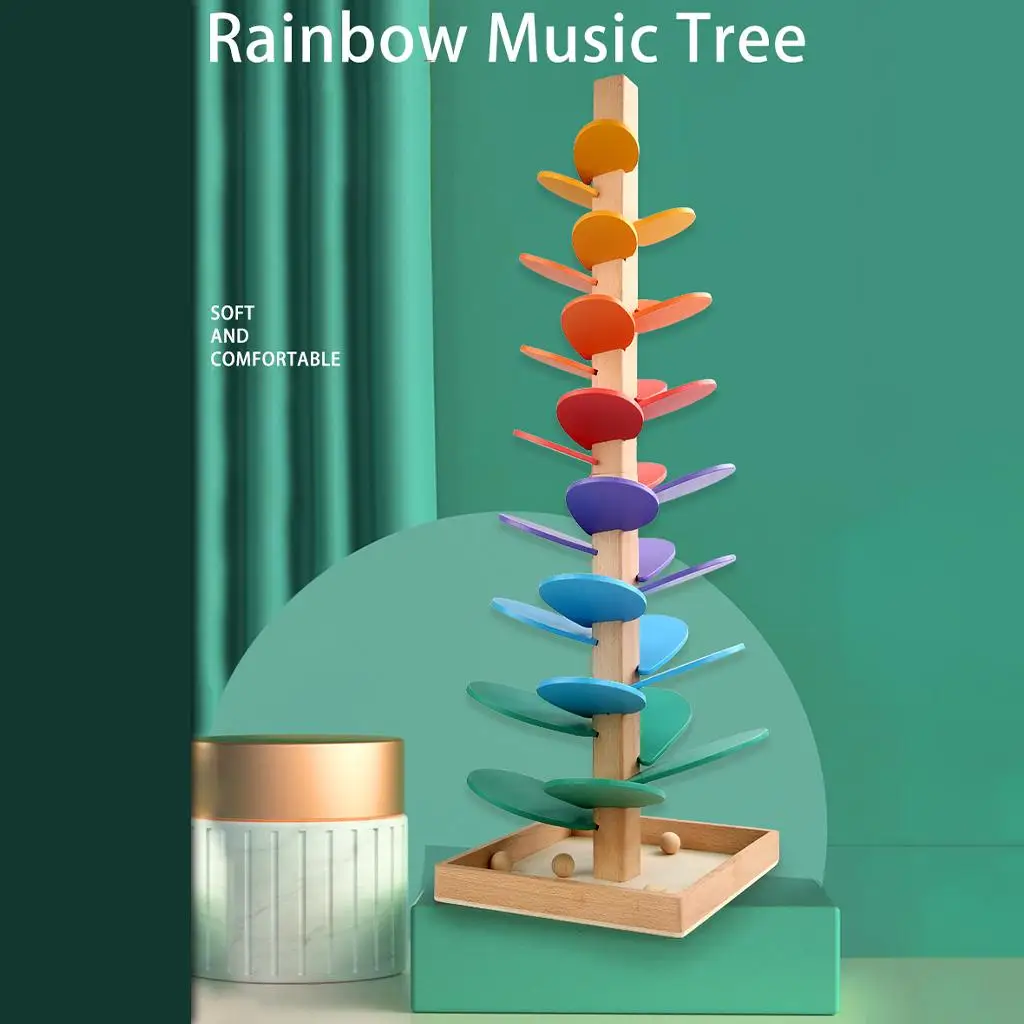 28 Inch Colorful Building Blocks Tree Educational Toys for Early Education