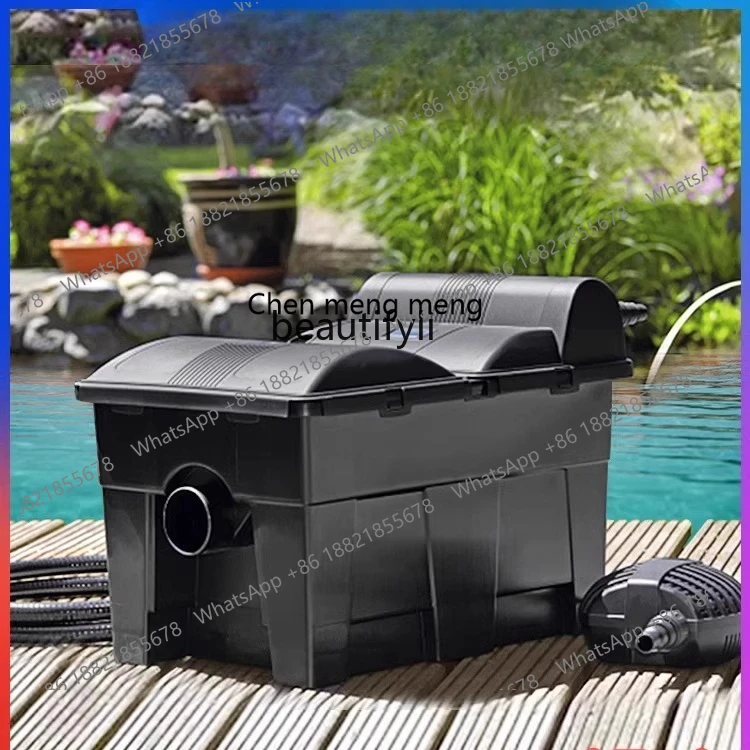 Outdoor household pool fish pond filter small ecological circulation filtration system equipment
