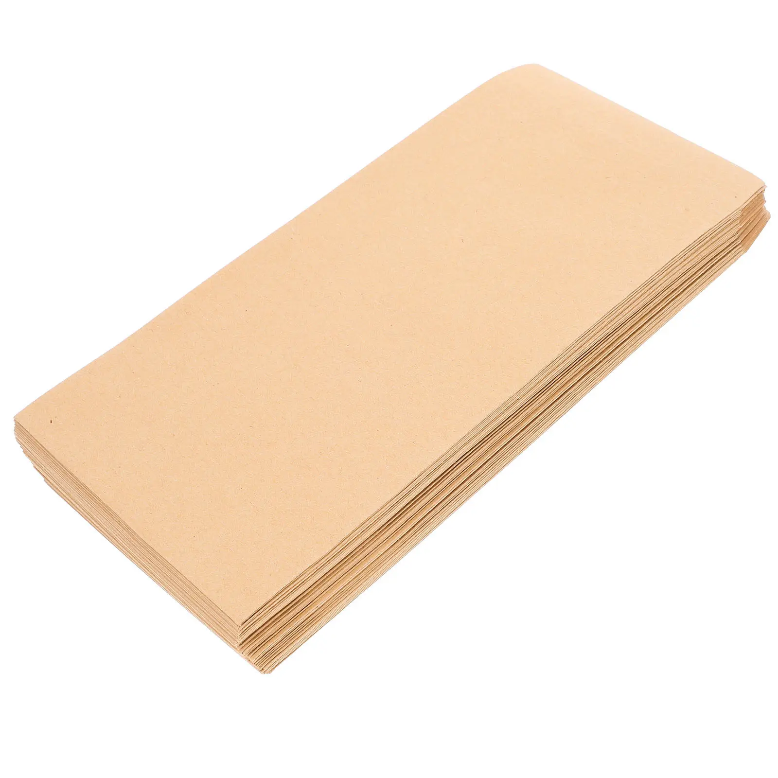 50Pcs Business Envelopes Paper Material Lightweight Self-Sealing for Office Document Storage Message Cards Letters Coins