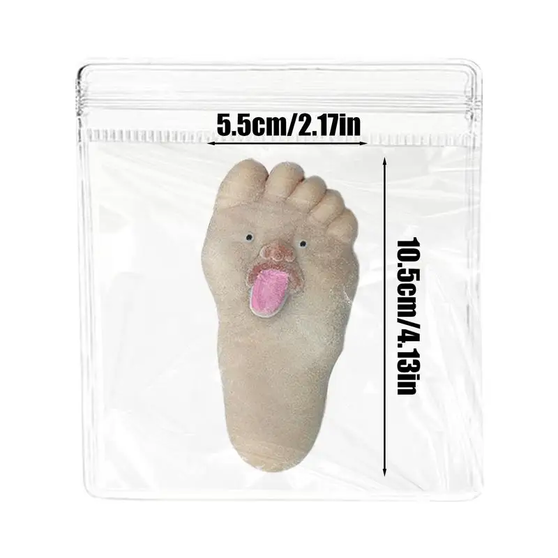 Balle anti-Stress Squishy pour gros pieds, jouet amusant à rebond lent, anti-Stress, balle d'aération, jouet sensoriel à presser, cadeau d'anniversaire