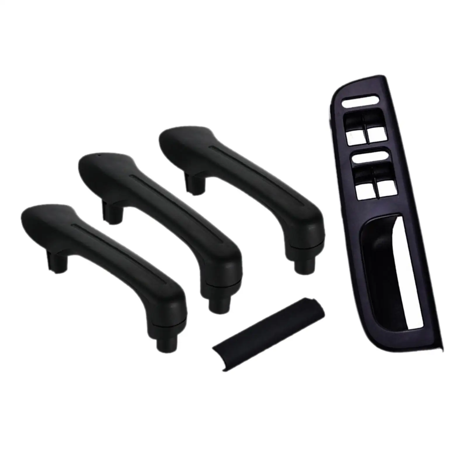 Kit de bisel de interruptor de ventana de agarre de manija Interior de coche para GOLF MK4