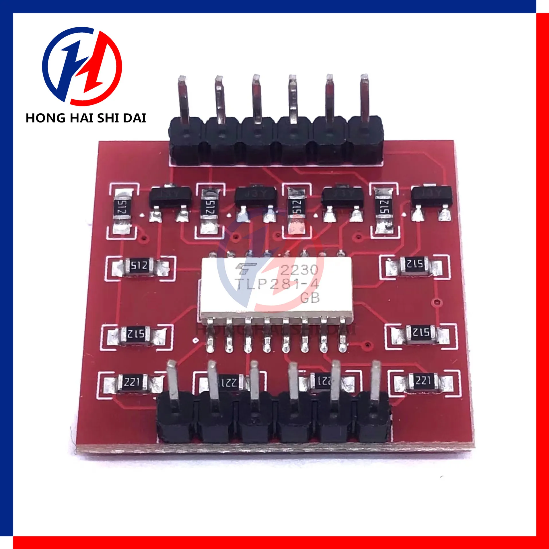 TLP281 4 CH 4-Channel Opto-isolator IC Module For Expansion Board High And Low Level Optocoupler Isolation 4 Channel
