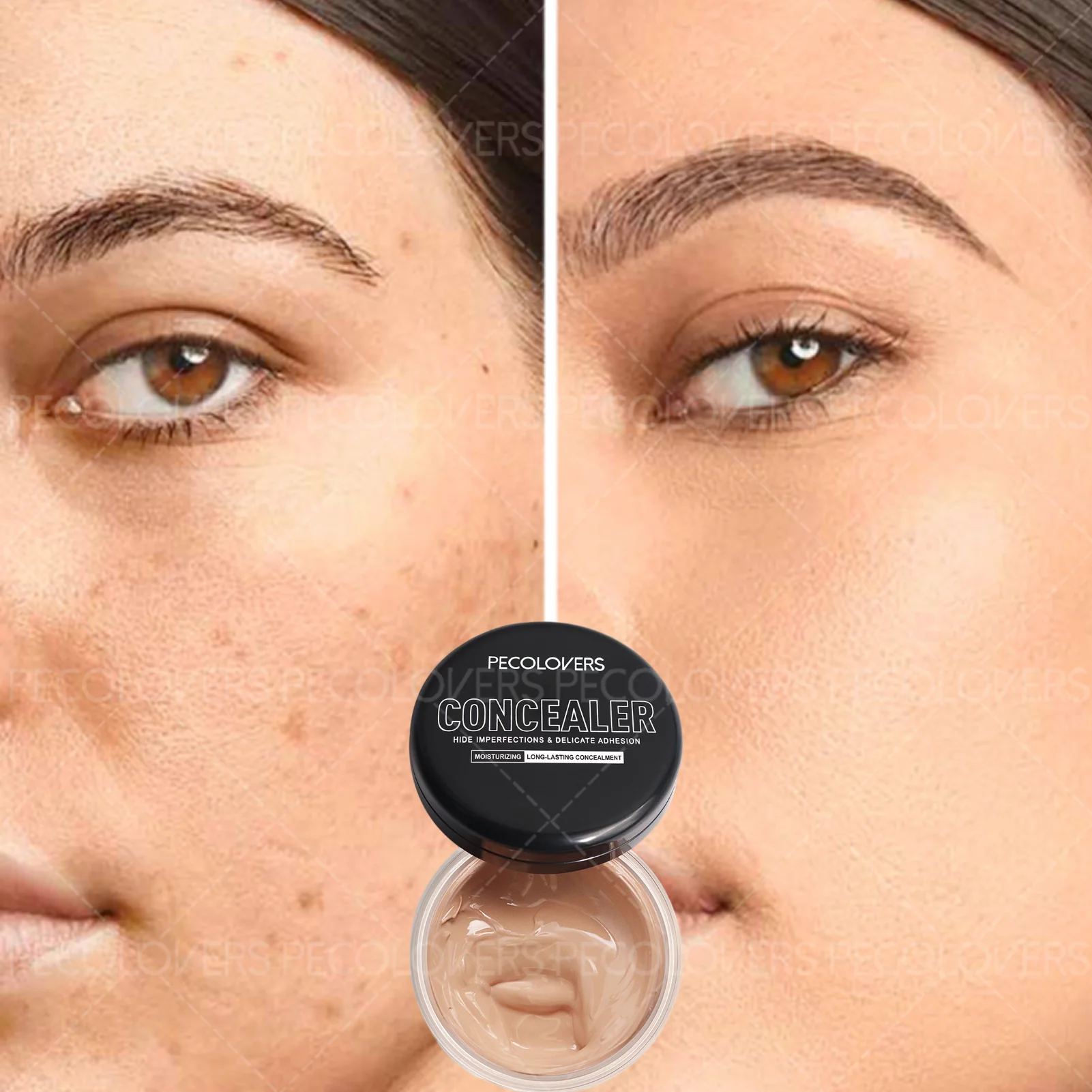 1SET Matte Concealere, Buildable Coverage, Waterproof & Long-Lasting, Suitable for All Skin Tones, Face Makeup Cosmetic