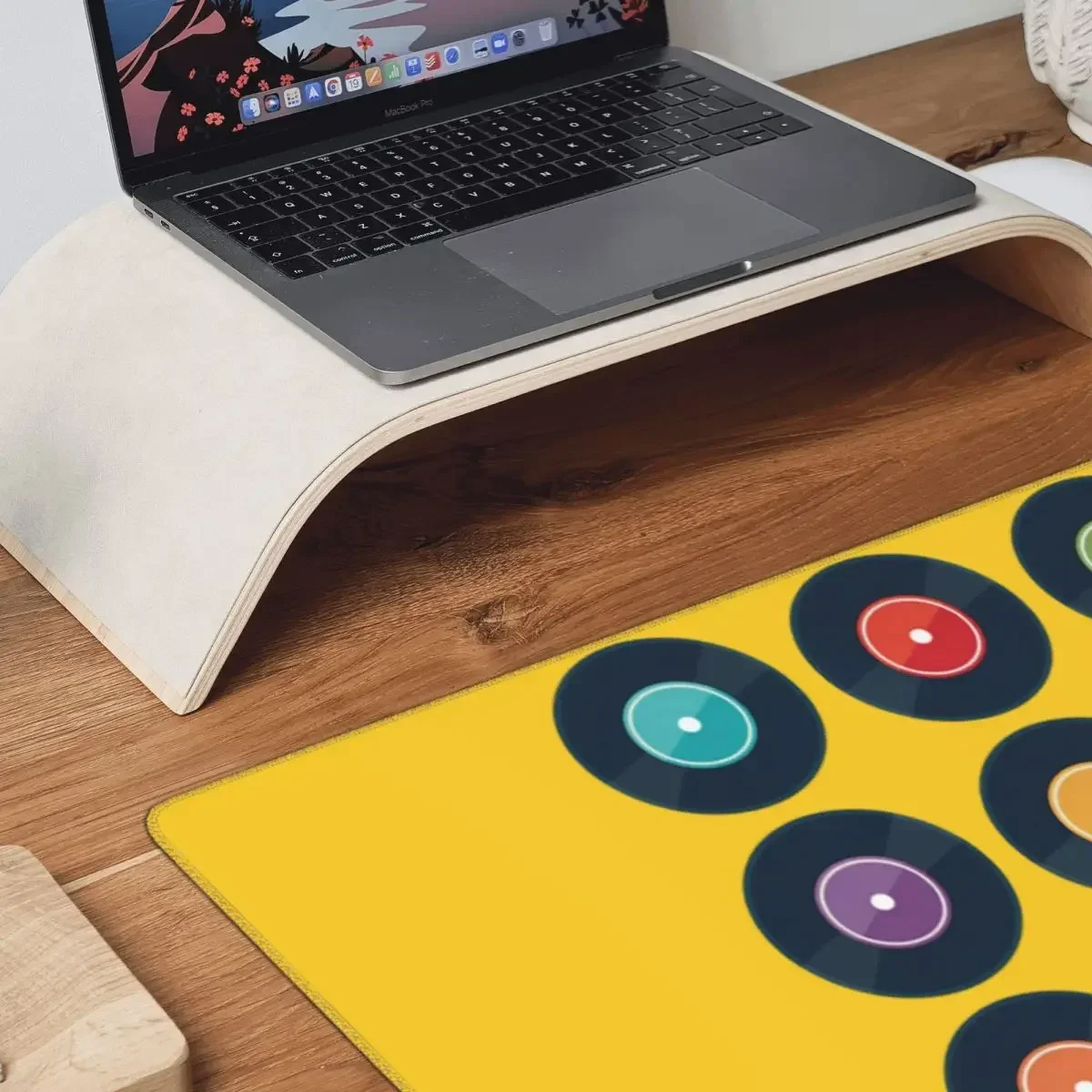 Coleção de discos de vinil grande mouse pad teclado do computador mouse tapete gamer pc portátil tapete de mesa acessórios de escritório tapetes de mesa