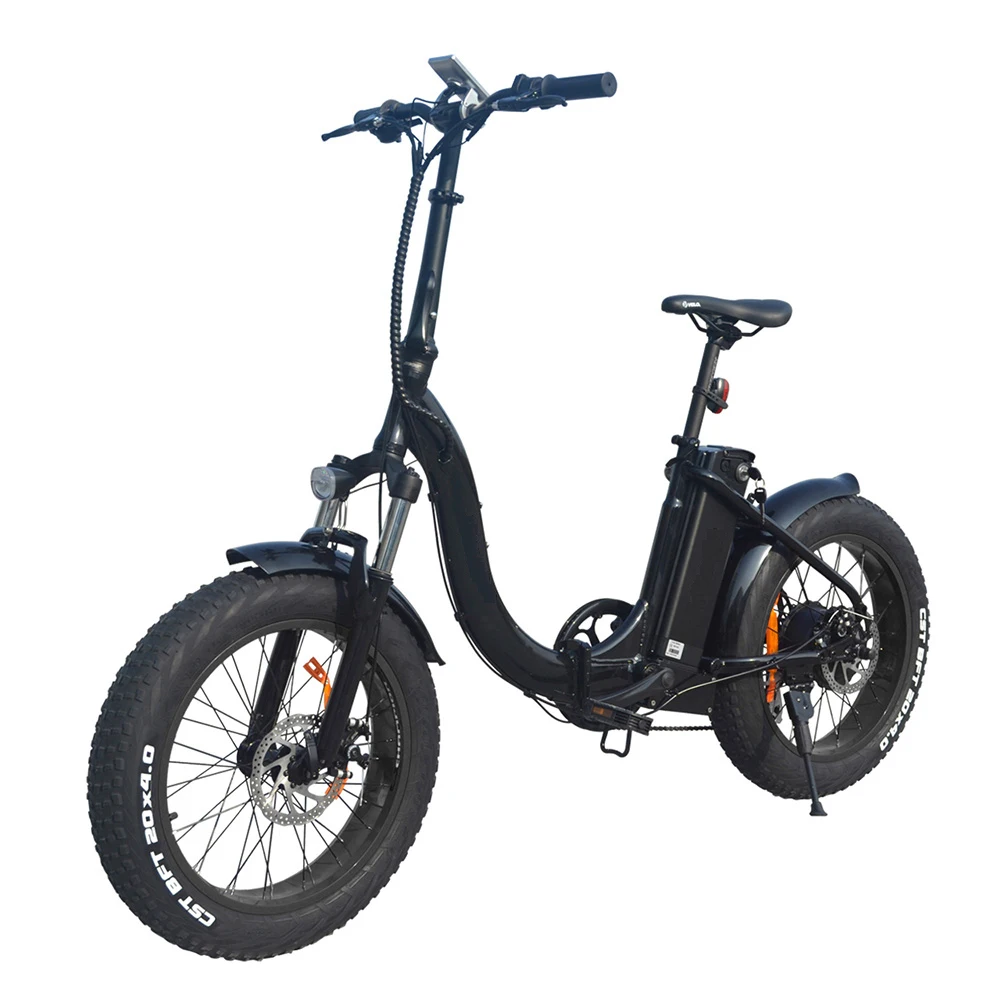 36v 48v Electric Folding Bike 30-60km Foldable Bicycle Electric City Travelling 20 Fat Tire Electric Bikes Fast for Adults