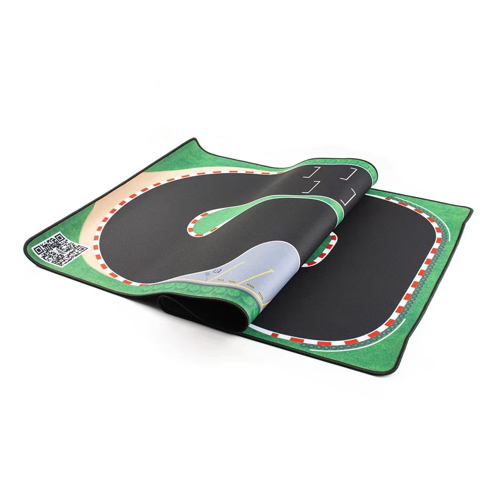160x90cm 180x80CM Portable Turbo Racing  Rubber Mat Track 1:76 RC Mini  Car Track Race Runway for Table Racing Car view 4