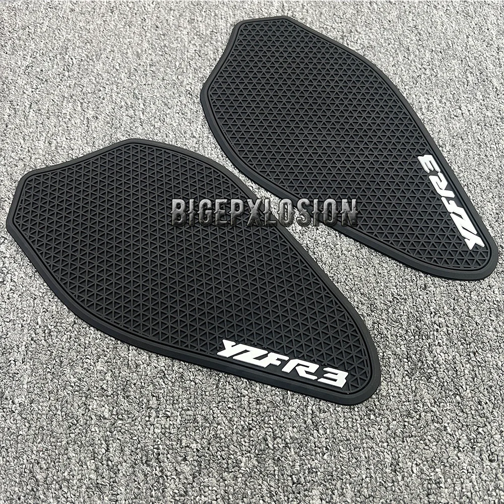 

YZF-R3 2023, боковая накладка на топливный бак, защитные накладки на бак, наклейки на колено, тяговая накладка для Yamaha YZF R3 2019 2020 2021 2022 2023
