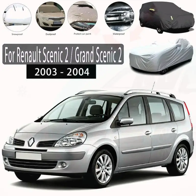 

For Outdoor Protection for Renault Scenic 2 / Grand Scenic 2 Waterproof Dustproof Snow Cover Sunshade Car Covers
