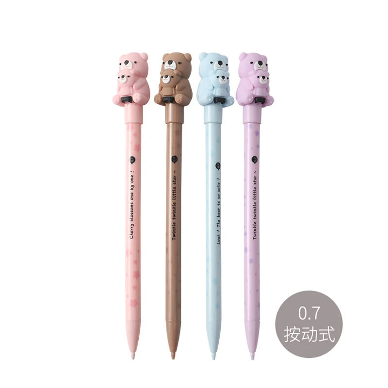 

M&G 4pcs 0.5mm/0.7mm HB Propelling Pencil Office Pen Mechanical Pencil School Supplies Stationery Drawing Sketch Tools