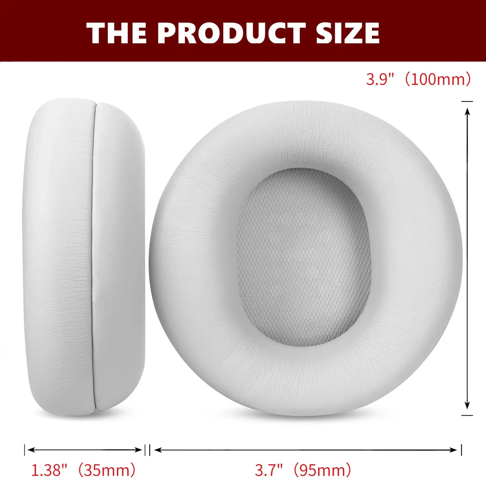 Ear Pads Replacement Cushions for CMF by Nothing Headphone Pro Headphones Earpads Protein Leather & Memory Foam