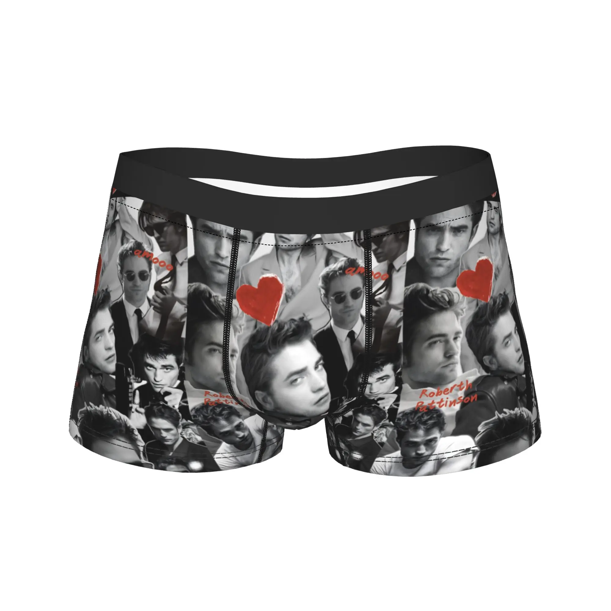 Men's The Twilight Saga Movie Boxer Briefs Shorts Panties Mid Waist Underwear Edward Vampire Male Novelty S-XXL Underpants
