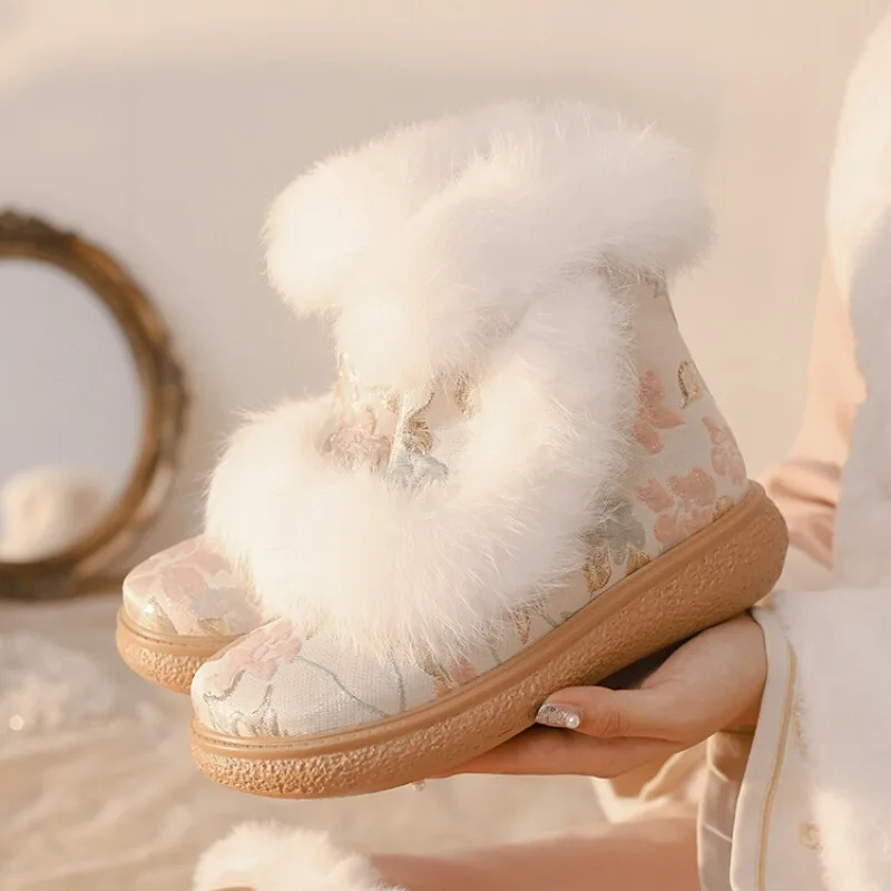 

Новые модные ботинки для девочек, обувь принцессы, детские осенне-зимние повседневные уличные ботильоны на плоской подошве с высоким берцем, детские студенческие танцы