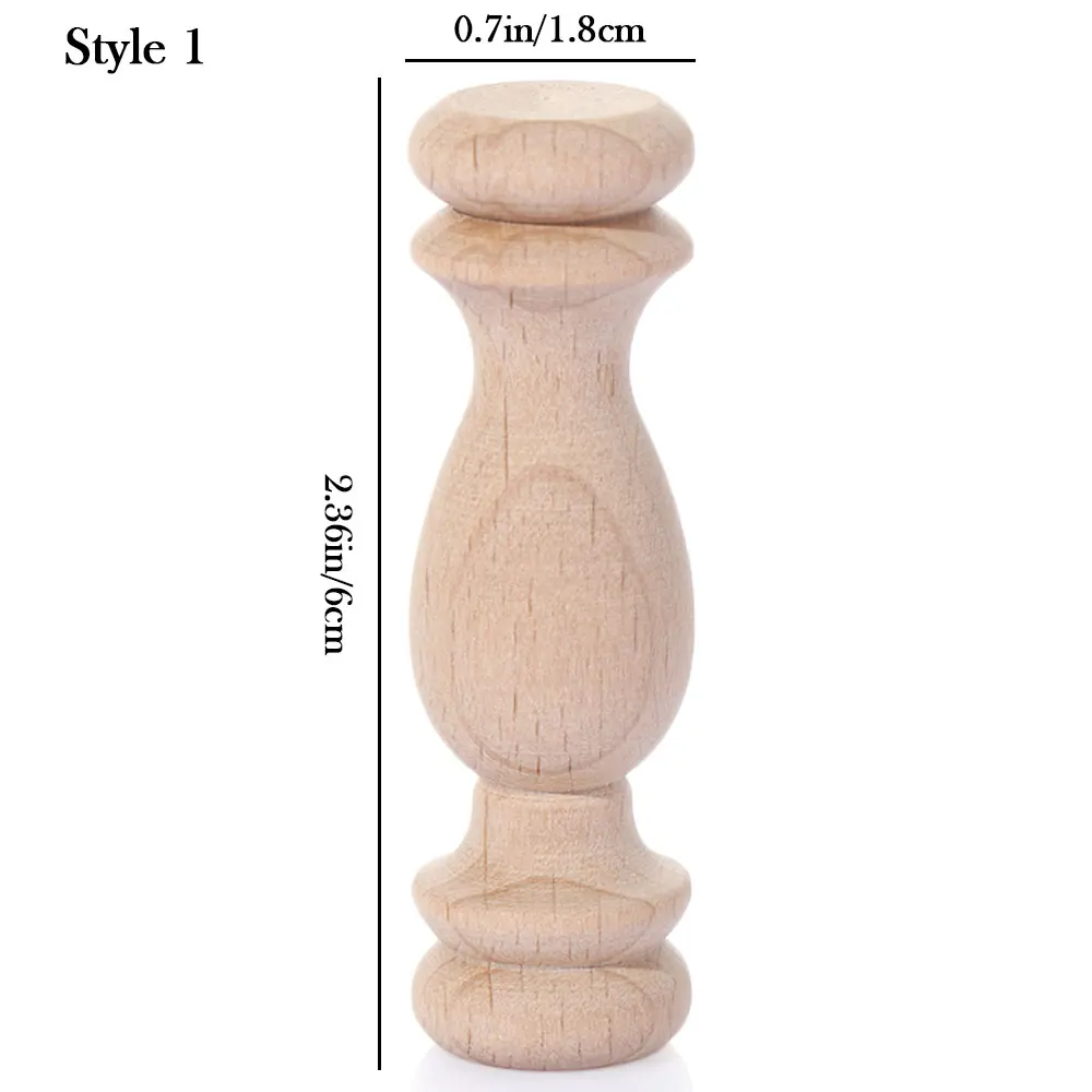 High Quality European Style Solid Wood Carved Furniture Foot Legs Cabinet Seat Feets Vintage Home Decor Decoration Accessories