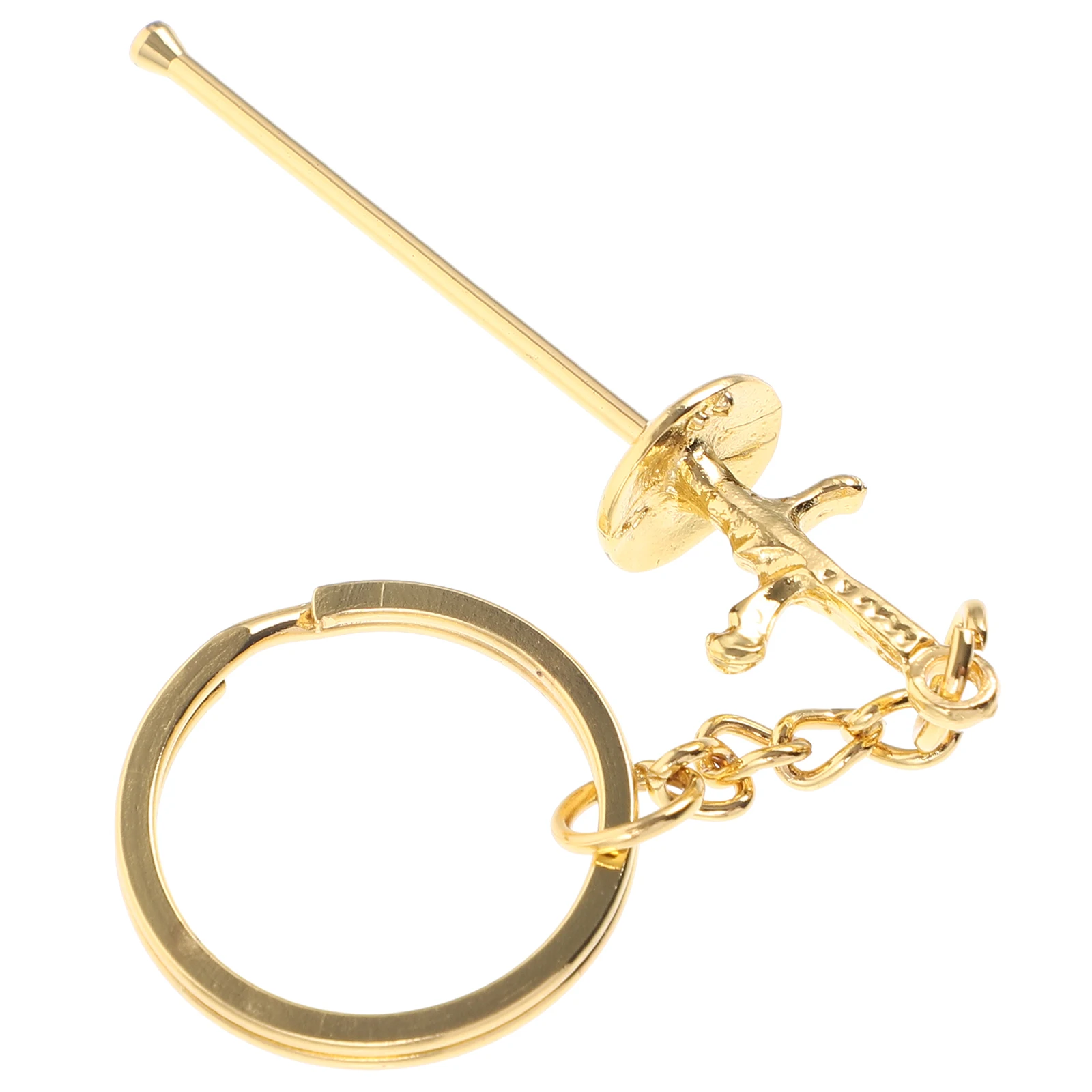 

Keychains Fencing Keychains Metal Keychain Sports Key Ring Decorative Fencing Key Rings Ring Gift Women Birthday Gift