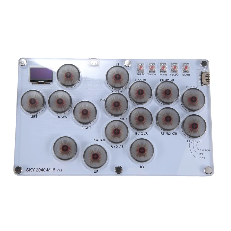 JABS-16Key Joystick Hitbox Tastatur Arcade Stick Controller Für PS4/PS3/Switch/Steam Arcade Hitbox Controller Kampf Sticks
