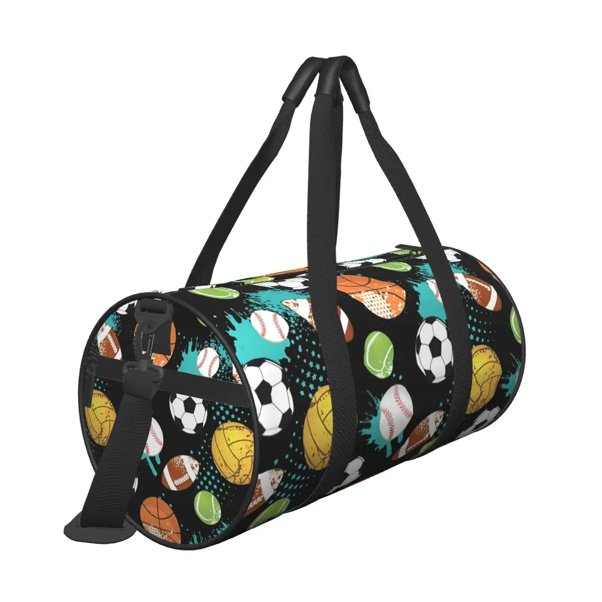 Football Soccer Balls Volleyball Gym Bag Travel Training Sports Bags Couple Pattern with Shoes Fitness Bag Waterproof Handbags