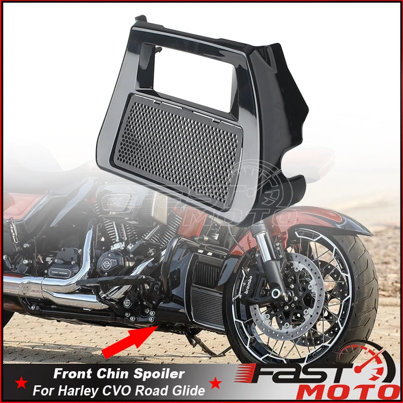

23-24 Motorcycle Radiator Chin Covers Front Spoilers Fairing For Harley CVO Road Glide FLTRXSE CVO Road Glide ST FLTRXSTSE FLTRX