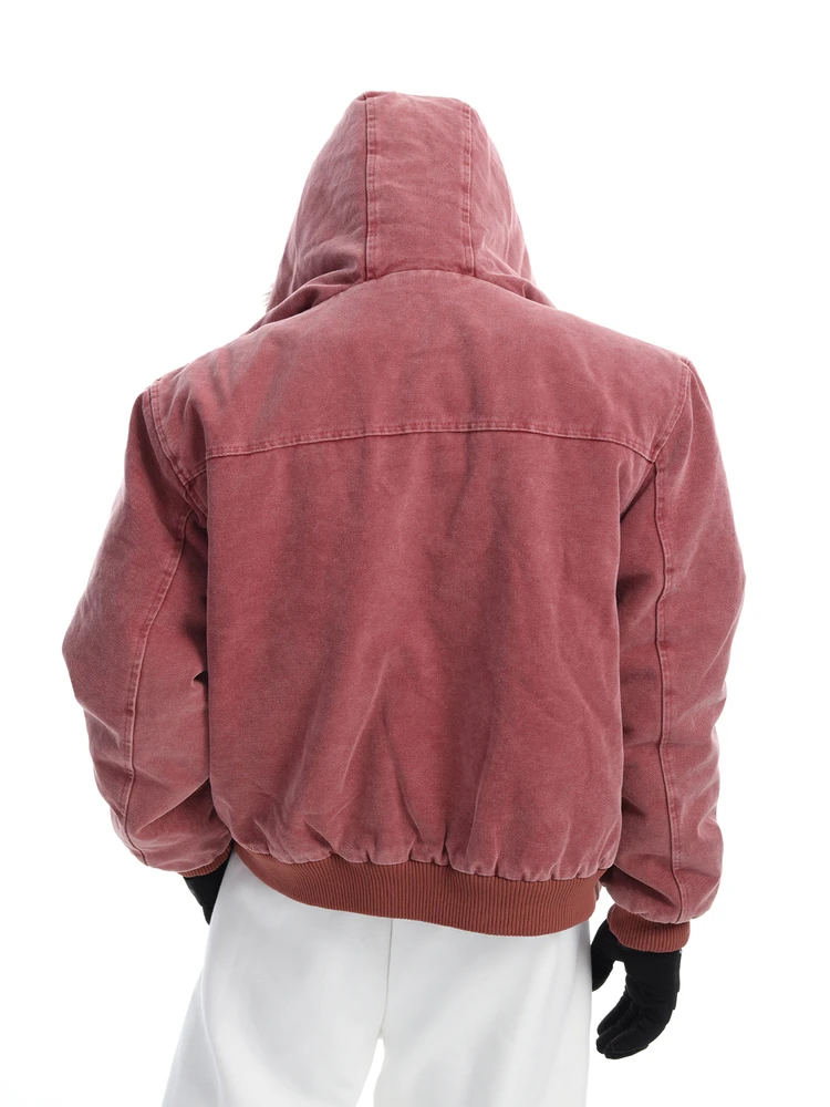 2025年メンズ冬新作 大きなフェイクファー襟付き 無地 厚手ジャケット ファッション 暖かい ゆったりシック パーカー フード付き ハンサムジャケット