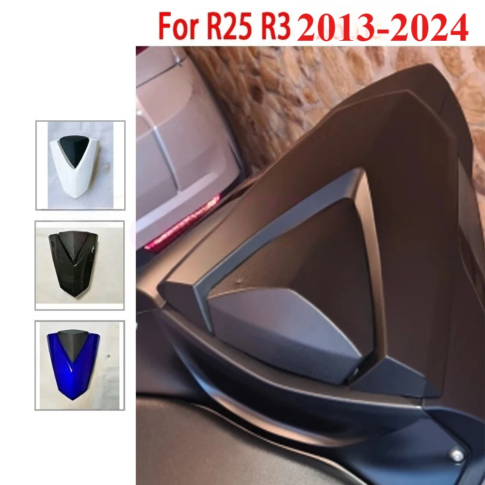 Motorcycle Seat Cushion Fairing Cover For Yamaha YZFR25 YZFR3 YZF R25 R3 2013-2024 Solo Racer Scooter Rear Seat Cover Cowl