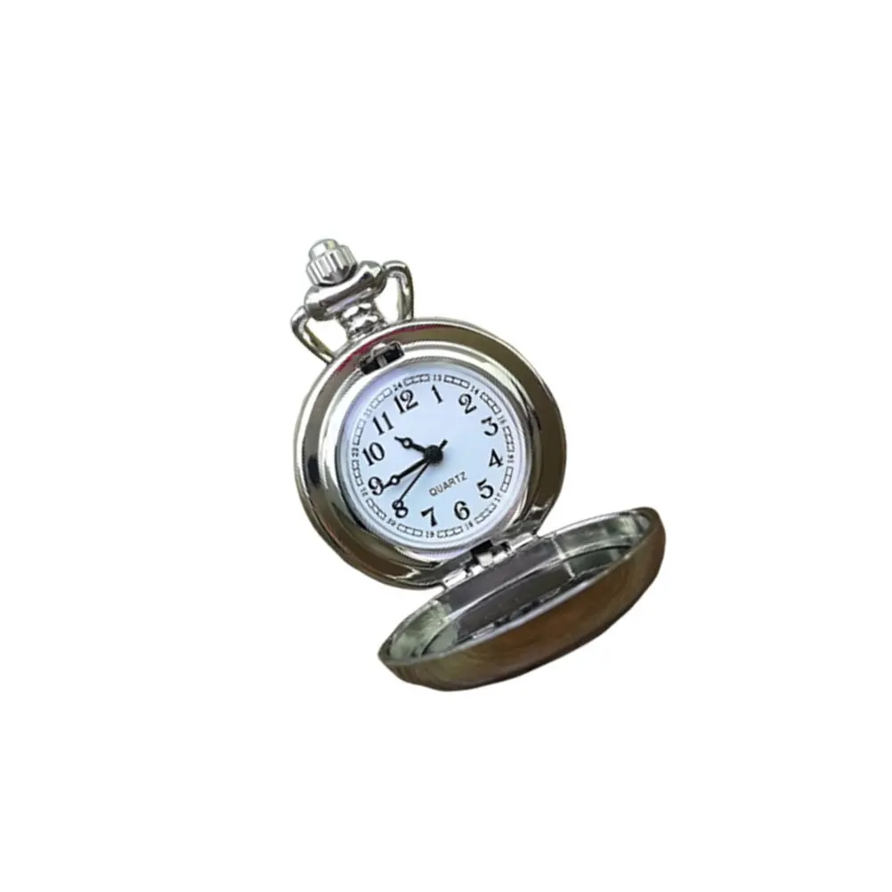 

Retro Pocket Watch Vintage Bell Christmas Alloy Gift Accessory Precision Quartz Movement Elegance Noble Portable Chain Hook