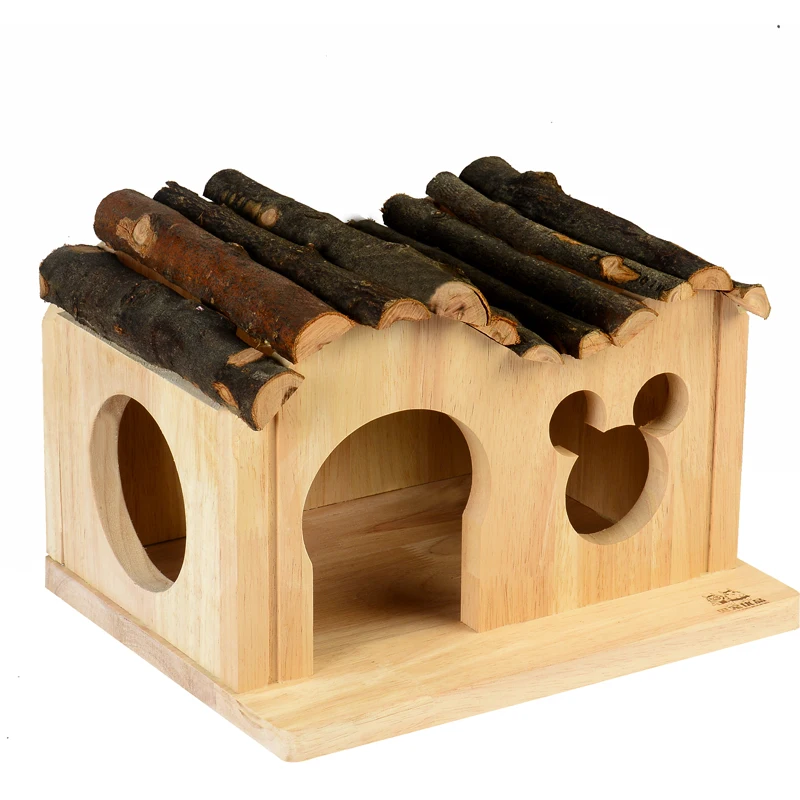 Totoro Squirrel Cabin Wooden  Nest  House  Nest Supplies