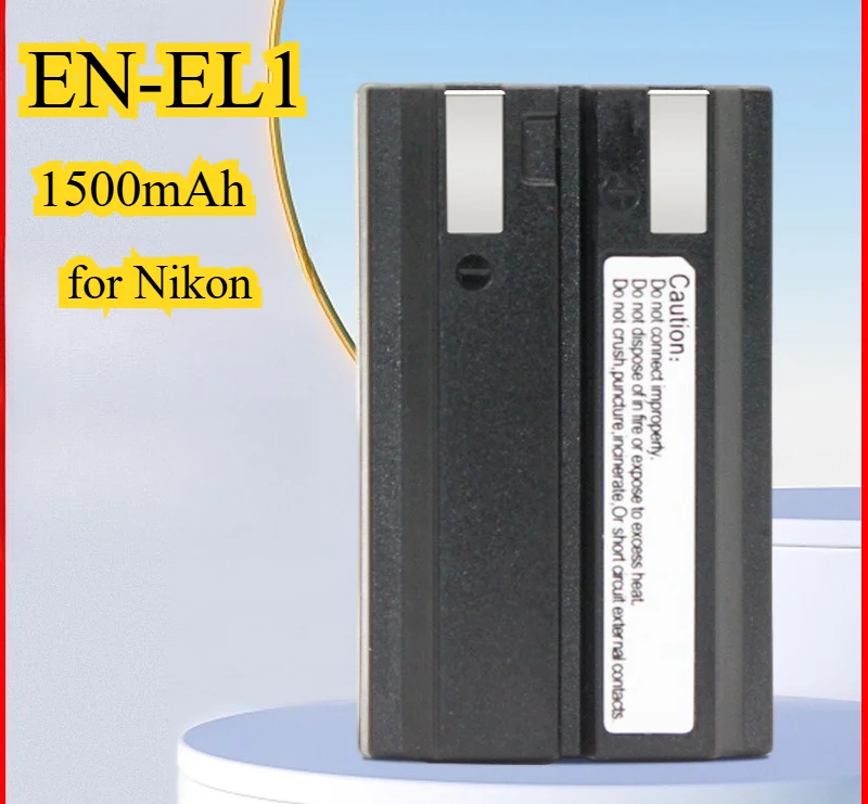 

Аккумулятор для камеры EN-EL1, 1500 мАч, подходит для аккумулятора Nikon Coolpix4300 4500 4800 5000 E880 NP800