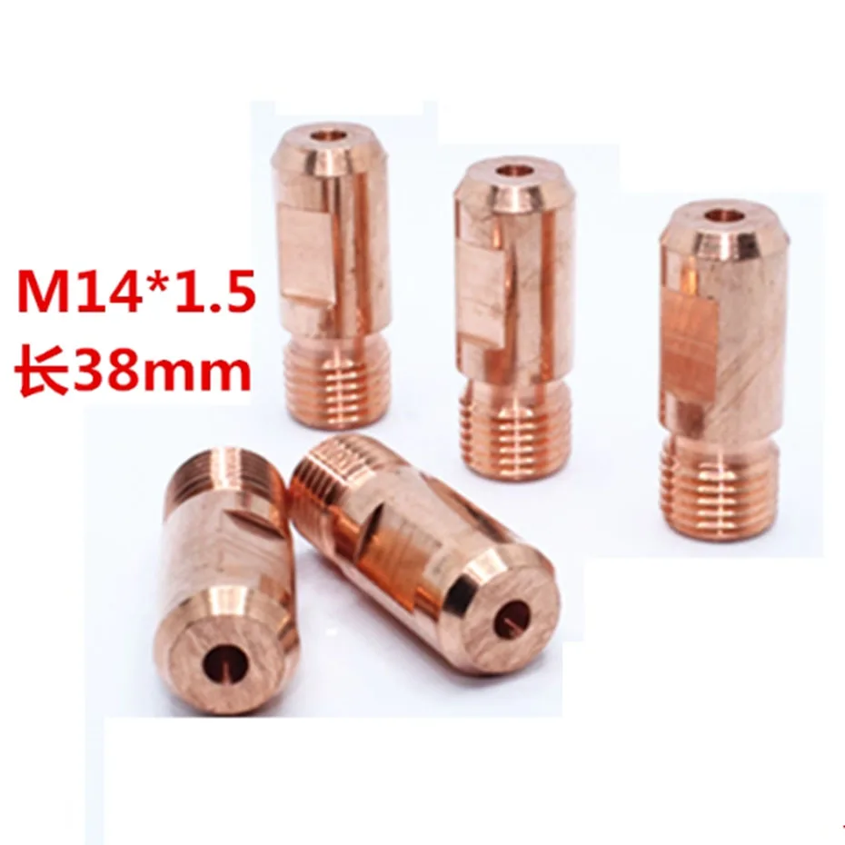 Submerged arc welding conductive nozzle, copper conductive nozzle M14X1.5, chromium zirconium copper 3.2/4.0