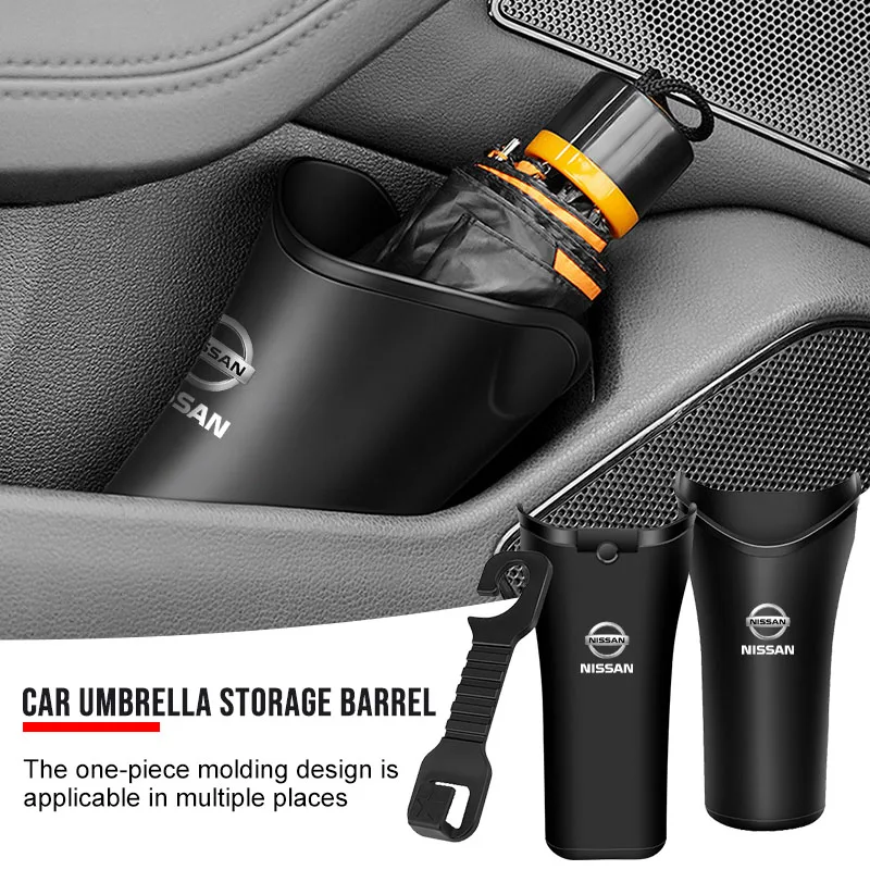 Multi-função auto suporte do carro balde caixa de armazenamento estilo para nissan qashqai x j10 trail tiida teana skyline juke x-trail almera