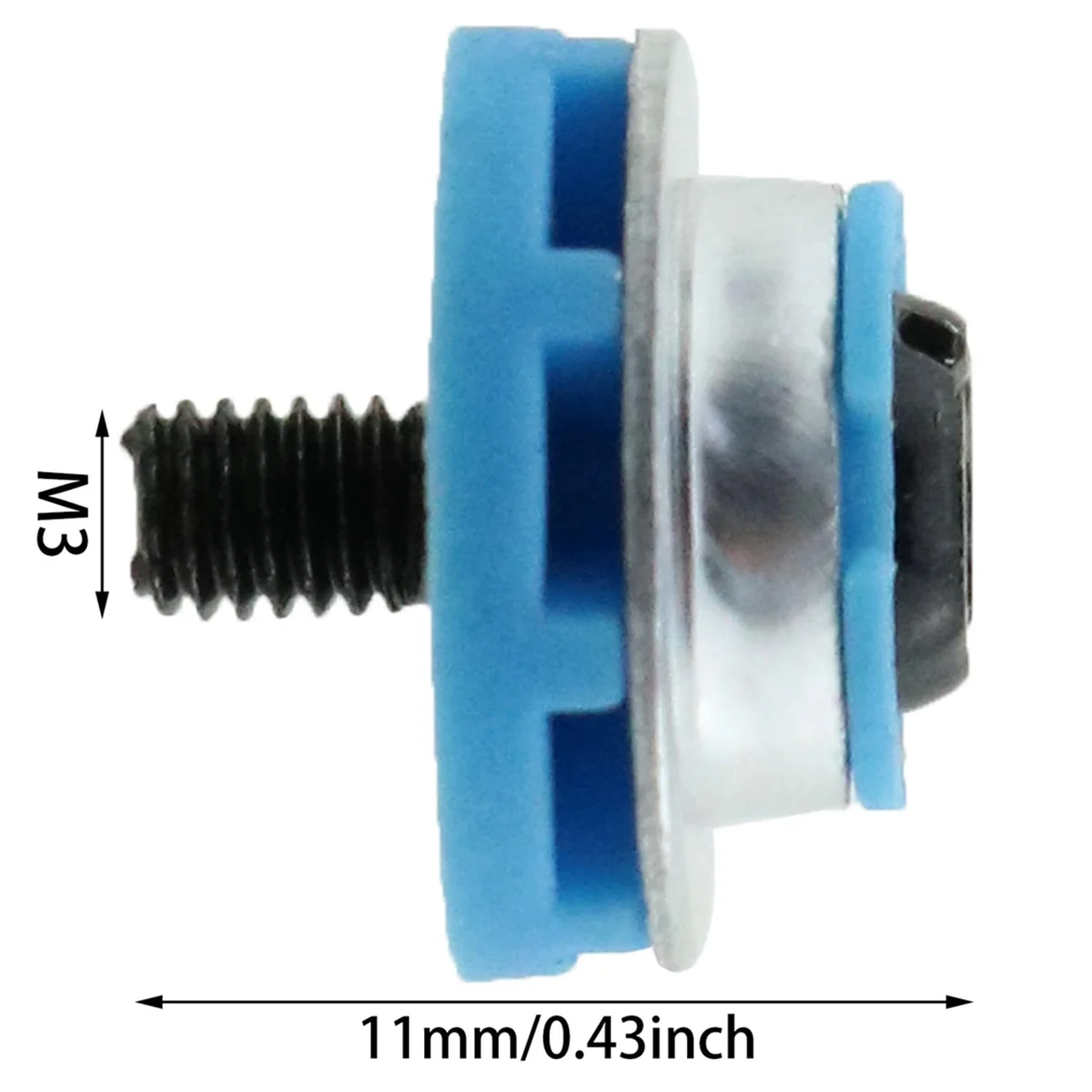 8Pcs Hard Drive Mounting Screws Isolation Grommet Mute Mounting Screws for 2.5 Inch HDD