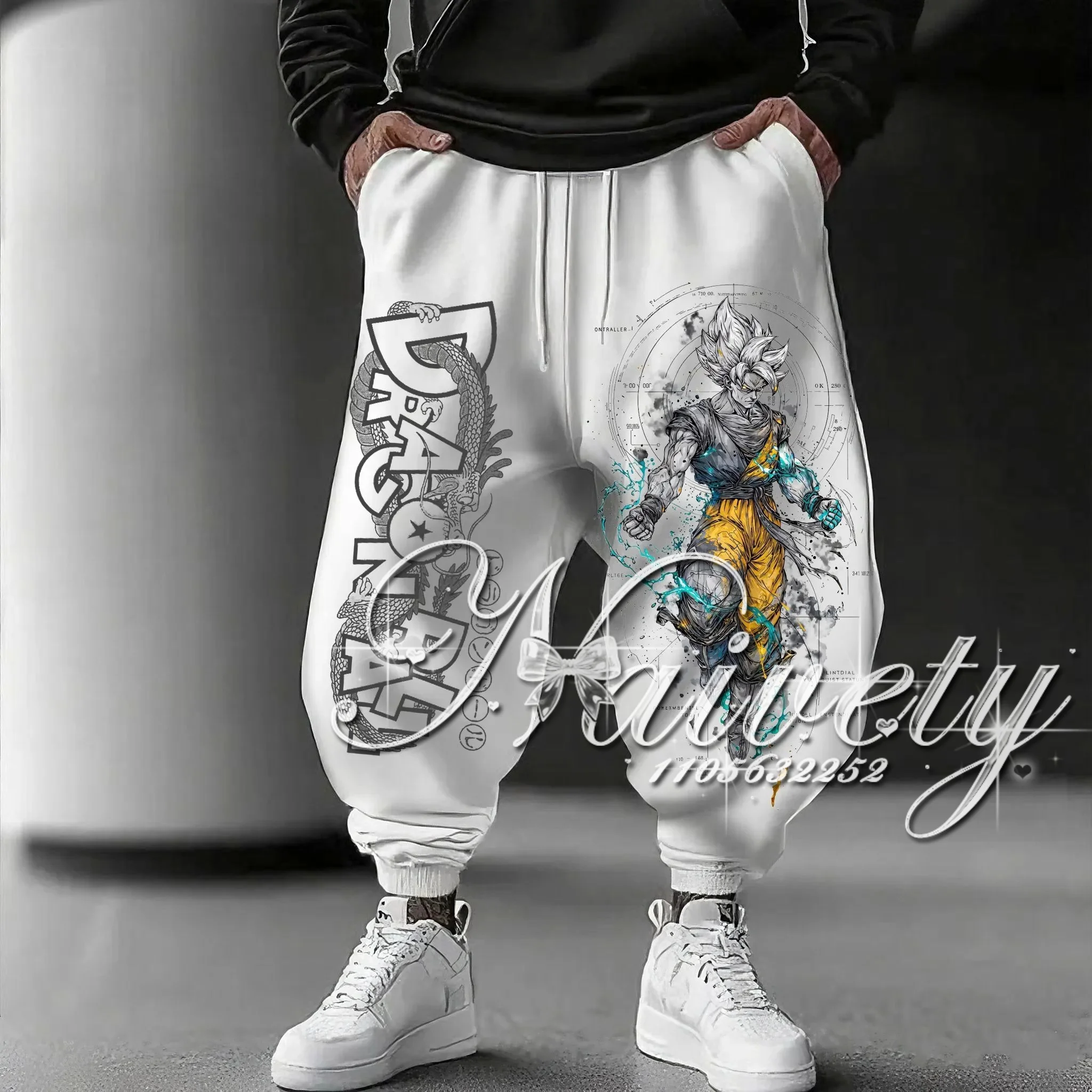 Dragon Ball Ultra Instinct Goku 3D Print Quick Dry Breathable Vintage Joggers 2026 Summer Unisex Loose Streetwear Sports Pants